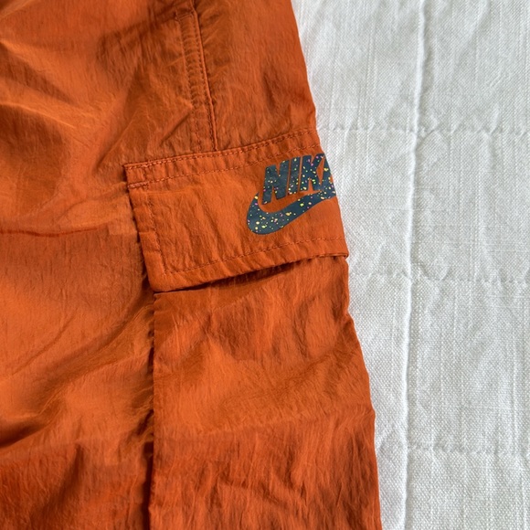 Nike Orange Nylon Track Pants - Picture 2 of 3